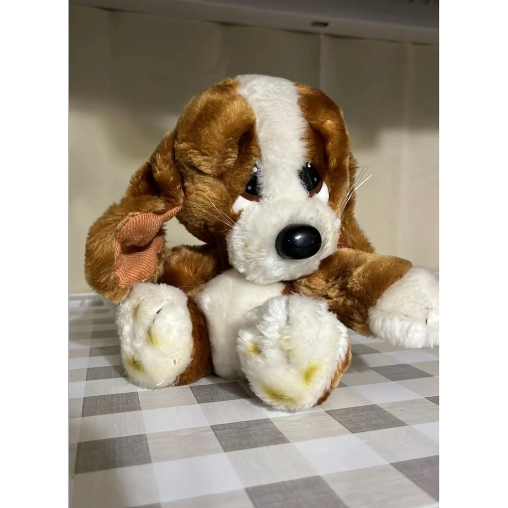 Rare Vintage Sad Sam Plush with Chopped Shell Nuts Applause
